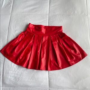 Spirit bold red mini skirt, Size S.